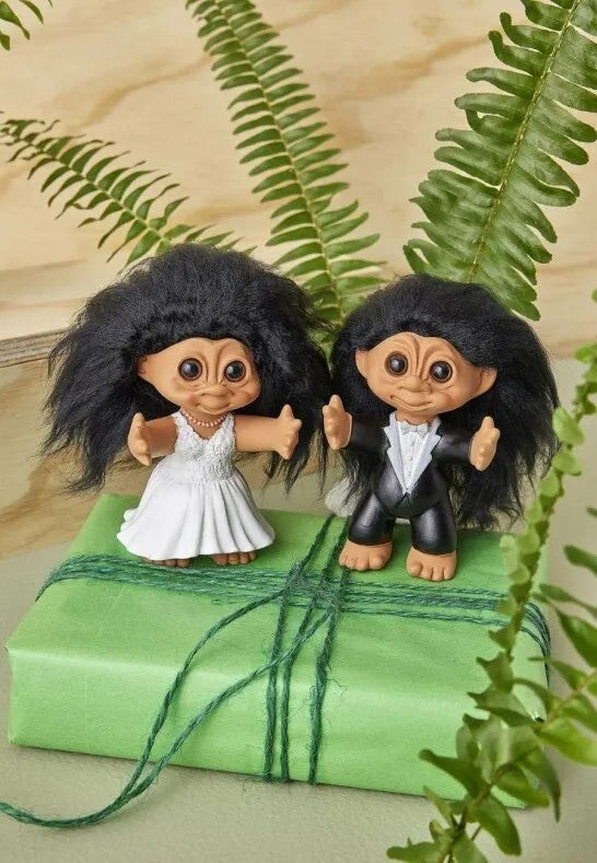 Spring Copenhagen Lyckotroll Bröllopspar 9 cm