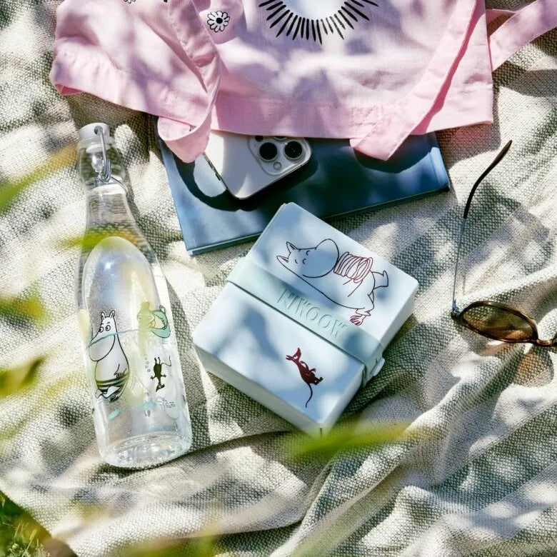 Dsignhouse X Moomin Mumin Lunchlåda Square Ljusblå