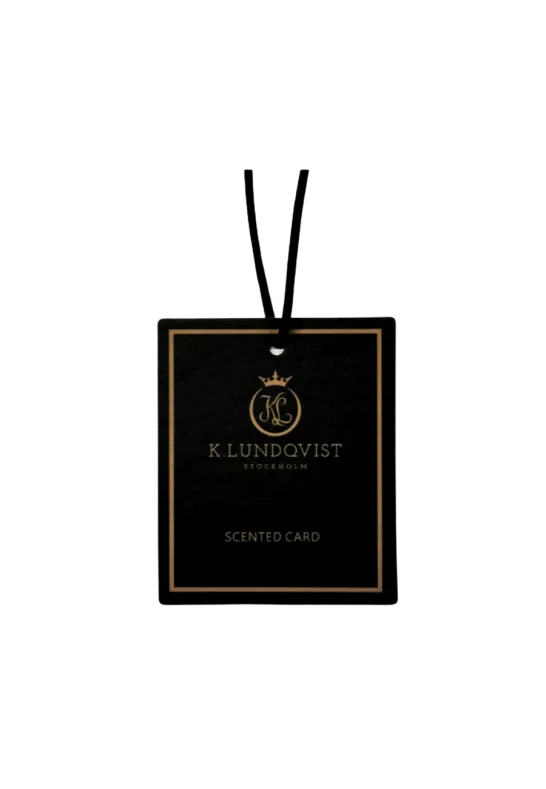 K. Lundqvist Stockholm Doftkort Black Cashmere