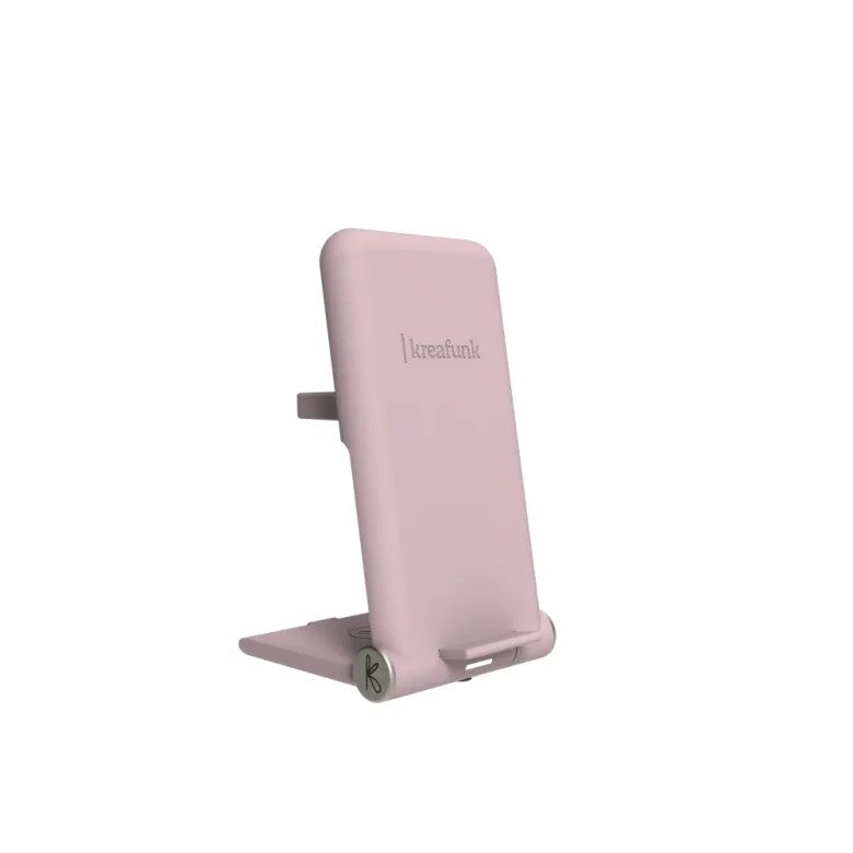 Kreafunk reCHARGE+ Trådlöst Laddningsställ Dusty Rose