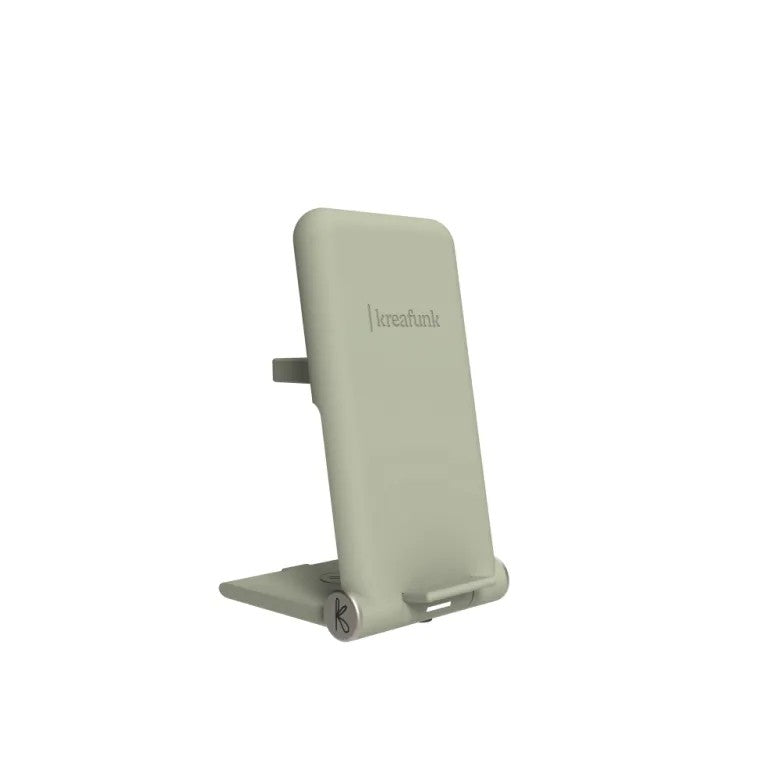Kreafunk reCHARGE+ Trådlöst Laddningsställ Dusty Olive