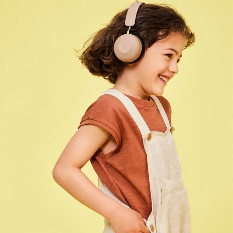 Kreafunk Buzz Junior Trådlösa Hörlurar On-Ear (Barn) Ivory Sand