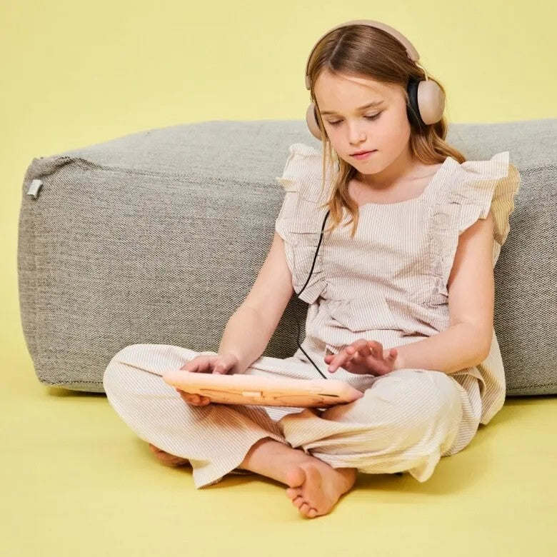 Kreafunk Buzz Trådlösa Hörlurar On-Ear (Barn) Ivory Sand