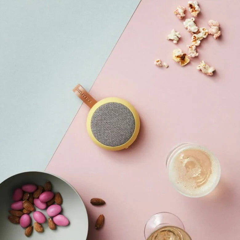 Kreafunk aGO II FABRIC Högtalare Soft Yellow