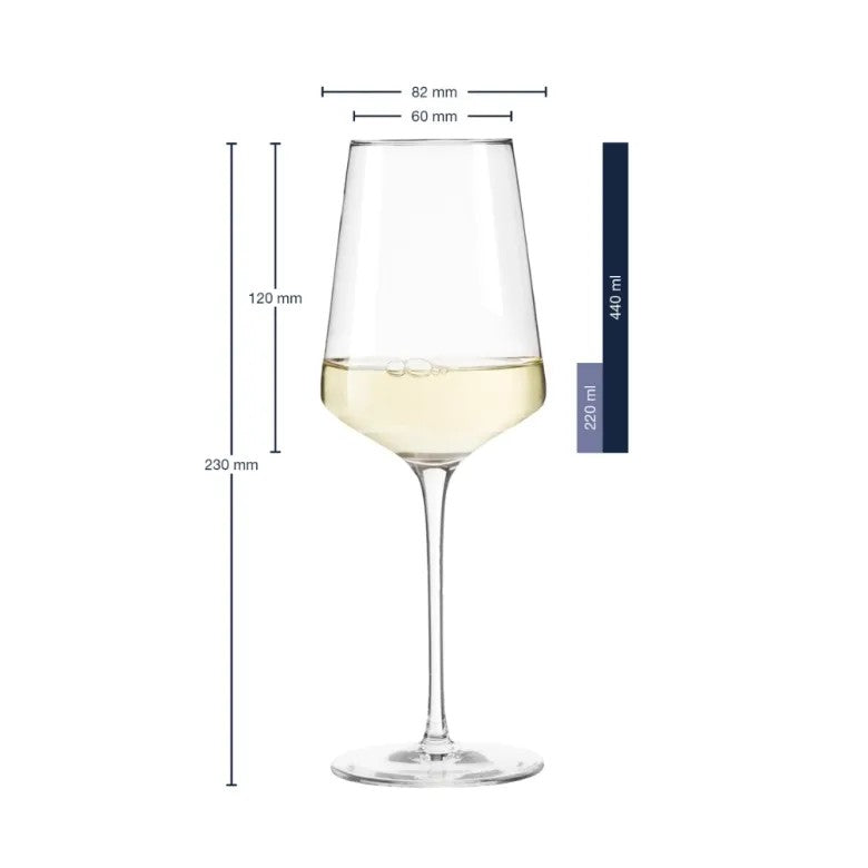 Leonardo Vitvinsglas 400ml Puccini 6-pack