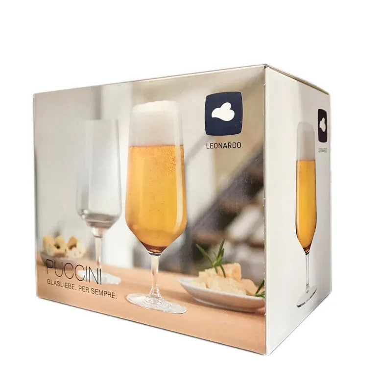 Leonardo PUCCINI 6-pack Ölglas / Allglas 410ml