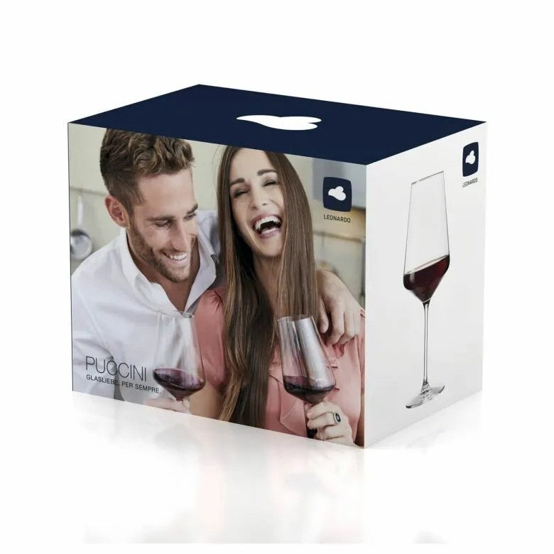 Leonardo Rödvinsglas 750ml Puccini 6-pack