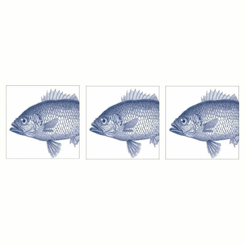 Paperproducts Design Fish Marine Servett 33x33 cm 3 st 20-pack