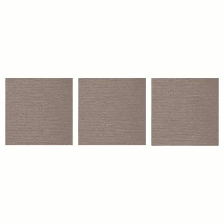 Paperproducts Design Canvas Emb. Servett 33x33 cm Chocolate 3 st 15-pack