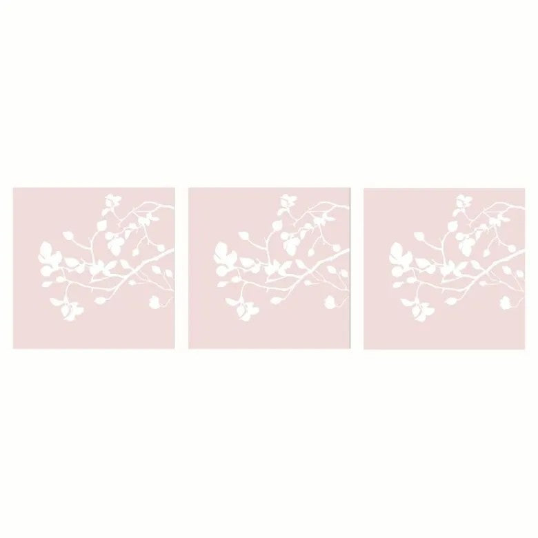 Paperproducts Design Pure Branch Servett 33x33 cm Rosé 3 st 20-pack