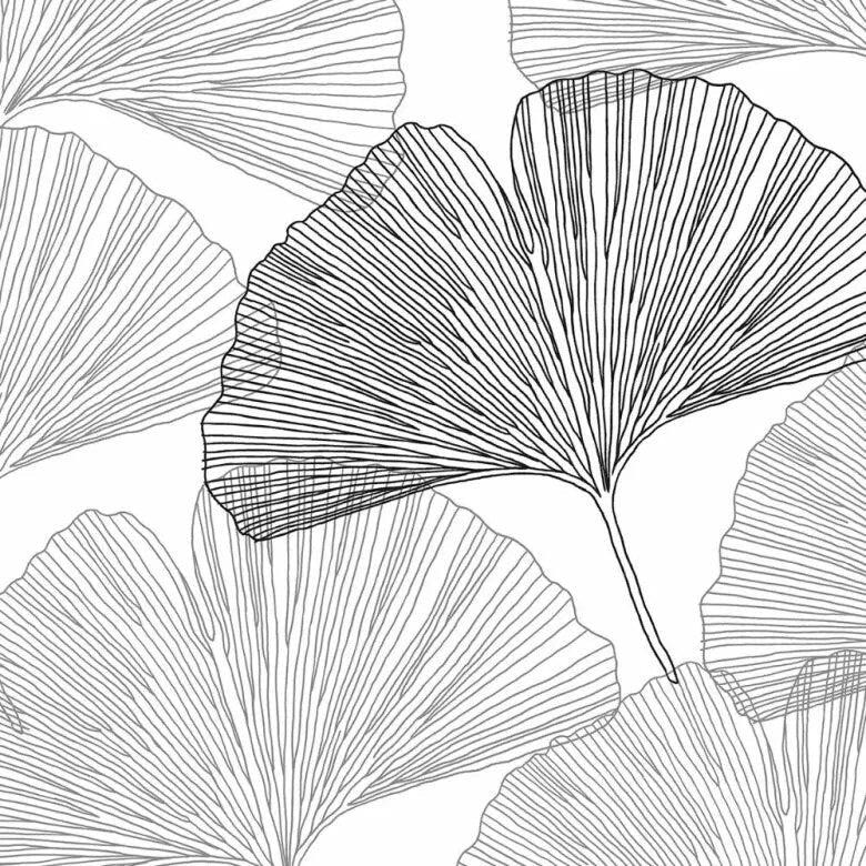 Paperproducts Design Gingko Leaves Servett 33x33 cm 3 st 20-pack