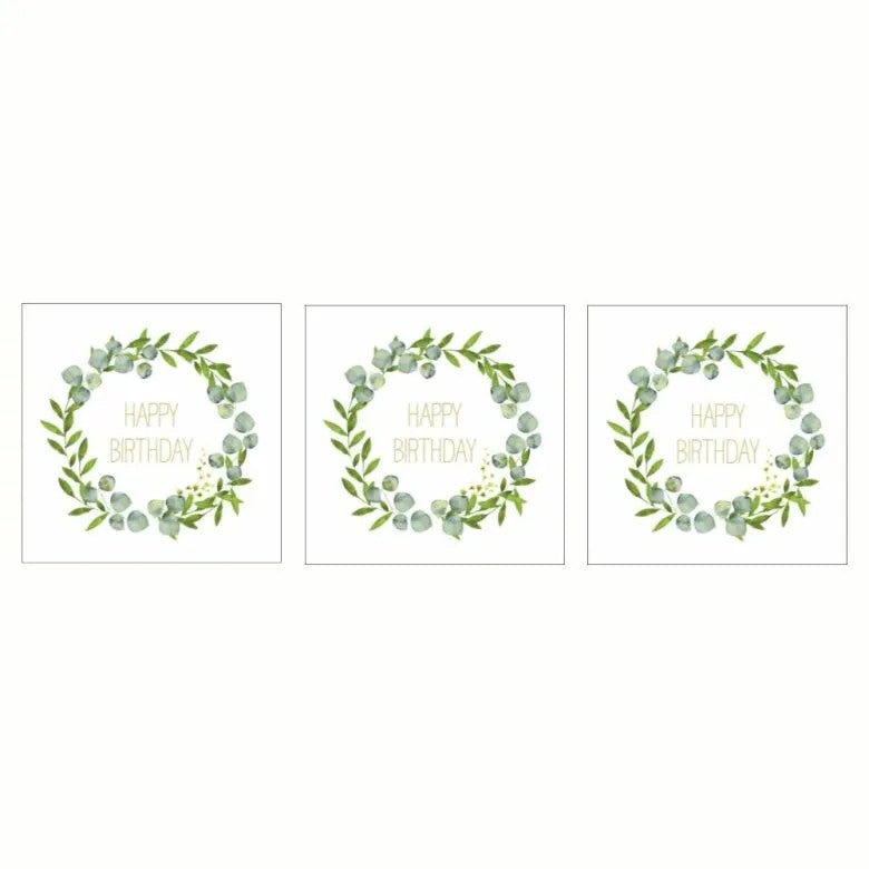Paperproducts Design Happy B´day Servett 33x33 cm 3 st 20-pack