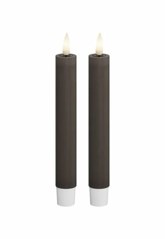 DeluxeHomeart LED Kronljus 2,2x15 cm Mocca 2-pack