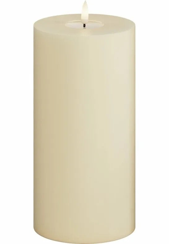 DeluxeHomeart LED Blockljus Cream 10x20 cm