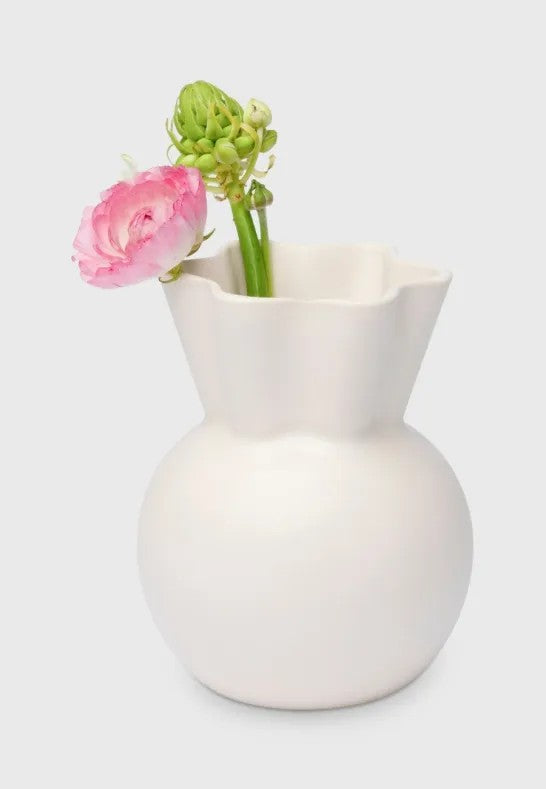 Spring Copenhagen Vas Eva Stoer Nielsen 14 cm Vit