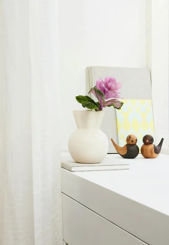 Spring Copenhagen Vas Eva Stoer Nielsen 14 cm Vit