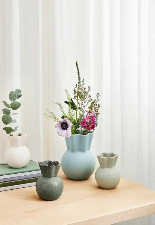 Spring Copenhagen Vas Eva Stoer Nielsen 14 cm Mossgrön