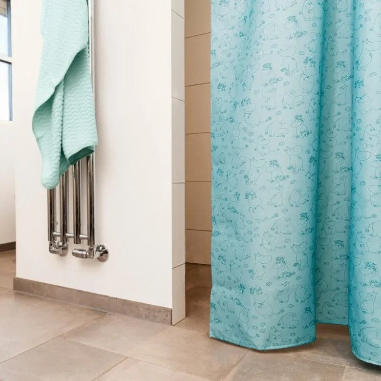 Dsignhouse X Moomin Mumin Duschdraperi 180x200cm Blå