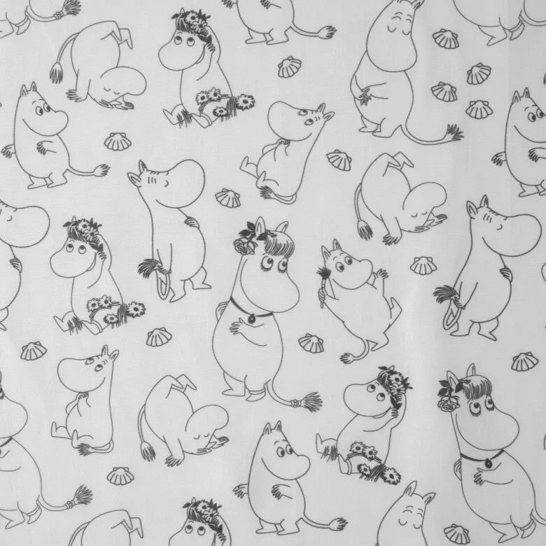 Dsignhouse X Moomin Mumin Duschdraperi 180x200cm Vit