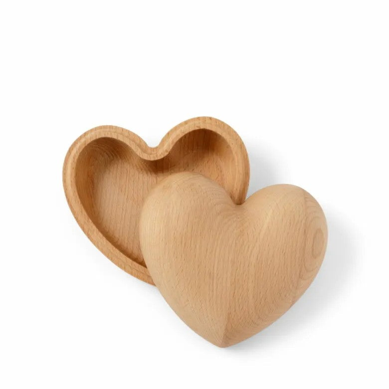 Spring Copenhagen Skål Hjärta med lock 12 cm Bok