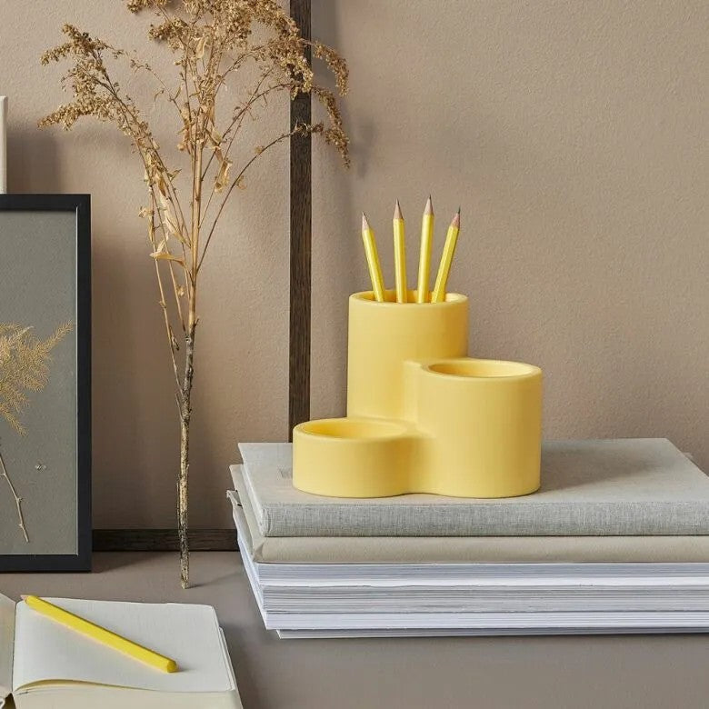 Spring Copenhagen Ställ Circles, pale yellow