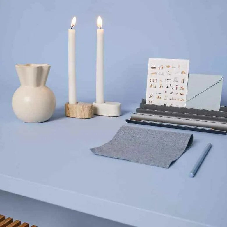 Spring Copenhagen Ovaali Ljusstake H3 cm Vit