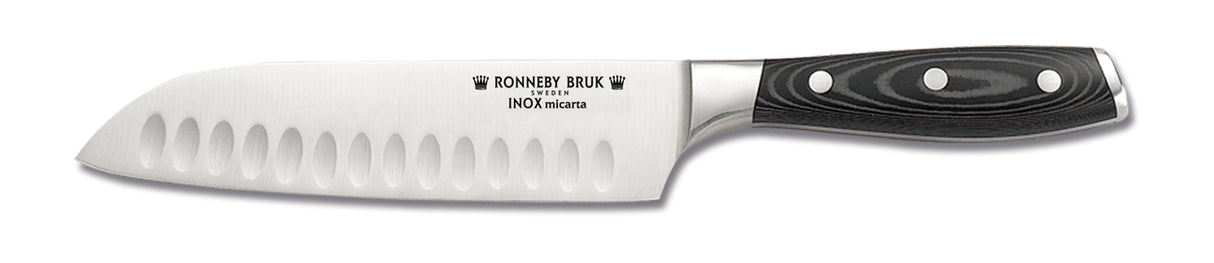 Ronneby Bruk Santoku, jap kockkniv, 17,5 cm