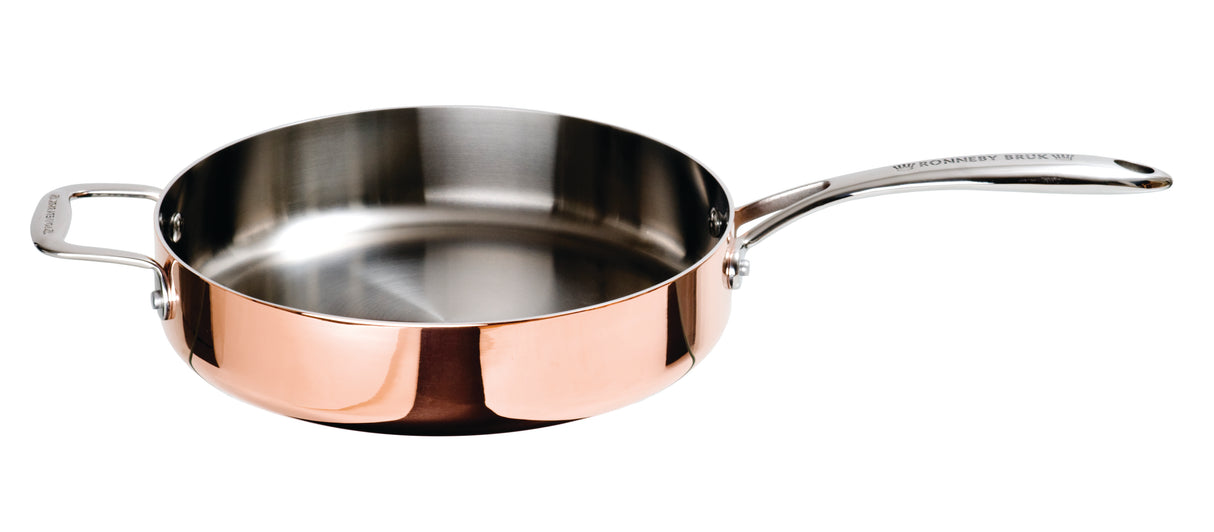 Ronneby Bruk Traktörpanna, 3-ply koppar-aluminium-rostfritt. Induktionsbotten.