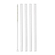 Leonardo Sugrör Glas 4-pack + Borste