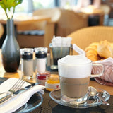 Leonardo Senso Kaffeset med sked 250ml 2-pack