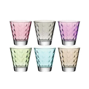 Leonardo Optic WH Dricksglas 22 cl Flerfärgade 6-pack