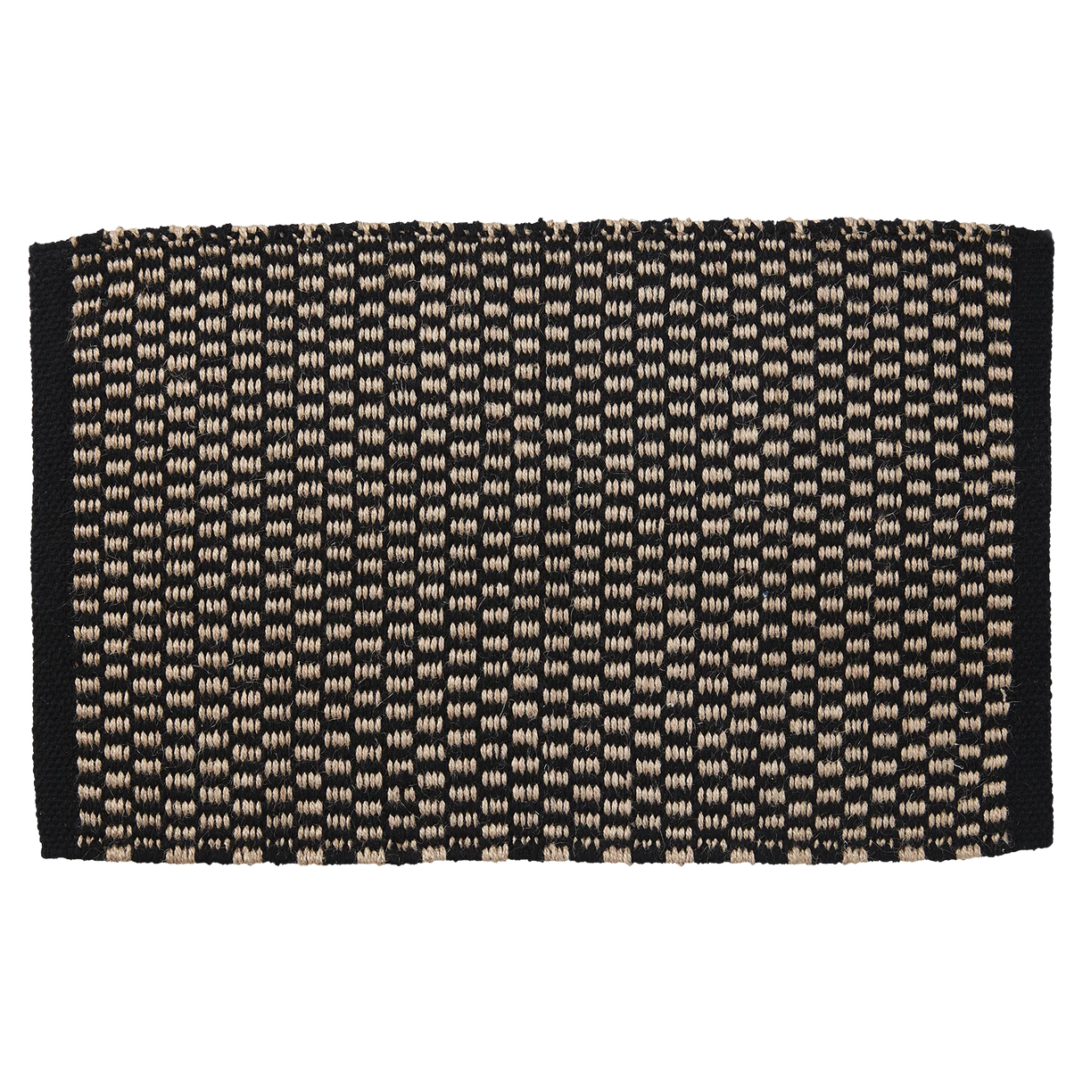 Affari of Sweden ELINA Tallriksunderlägg 48x33 cm Natur/Svart 12-pack
