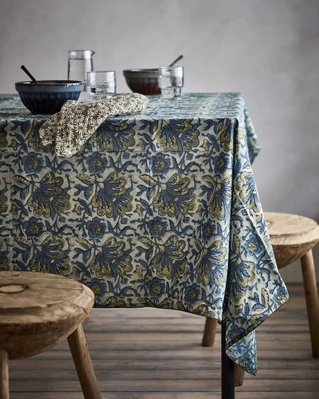 Affari of Sweden ZINNIA Bordsduk 250x140 cm Blå