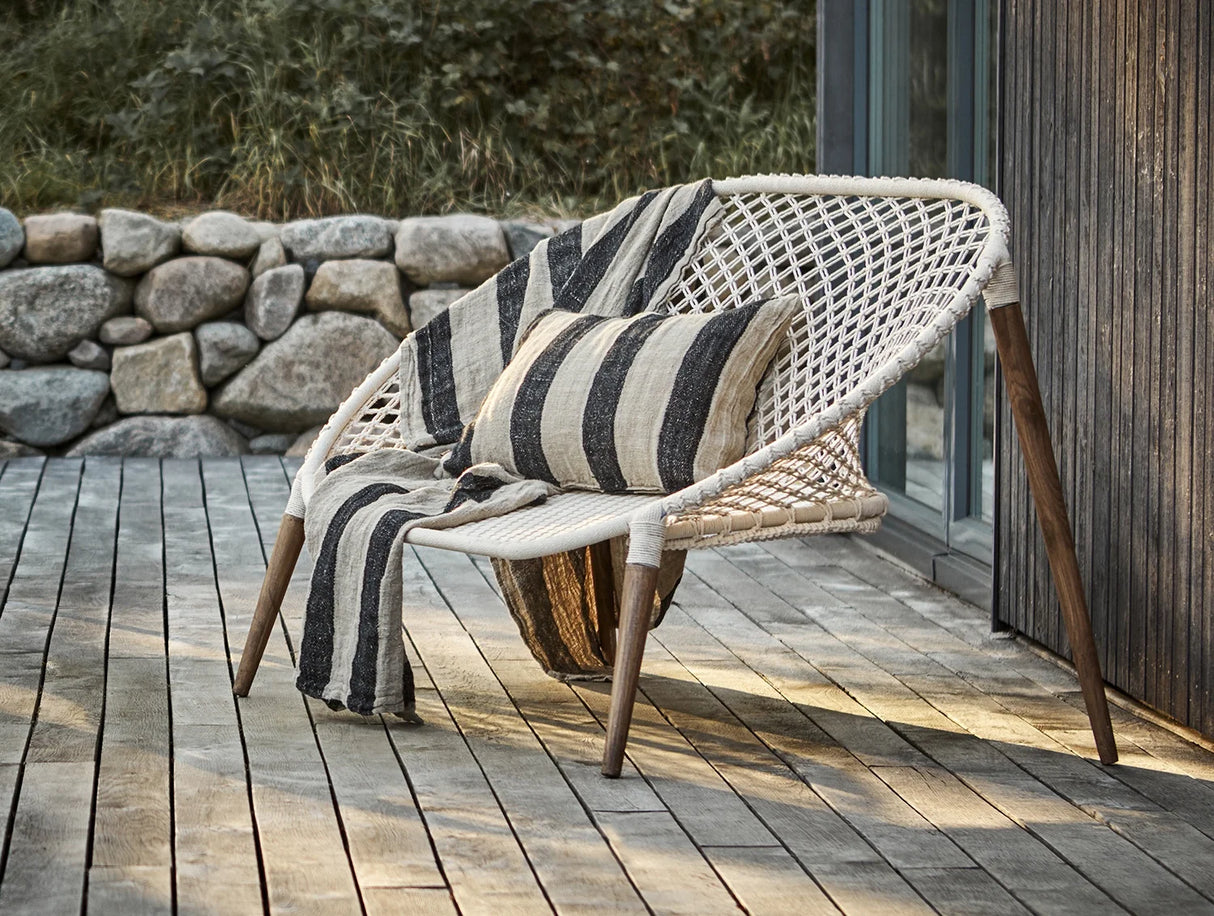 Affari of Sweden SIGNE Bordsduk 220x130 cm Svart/Natur