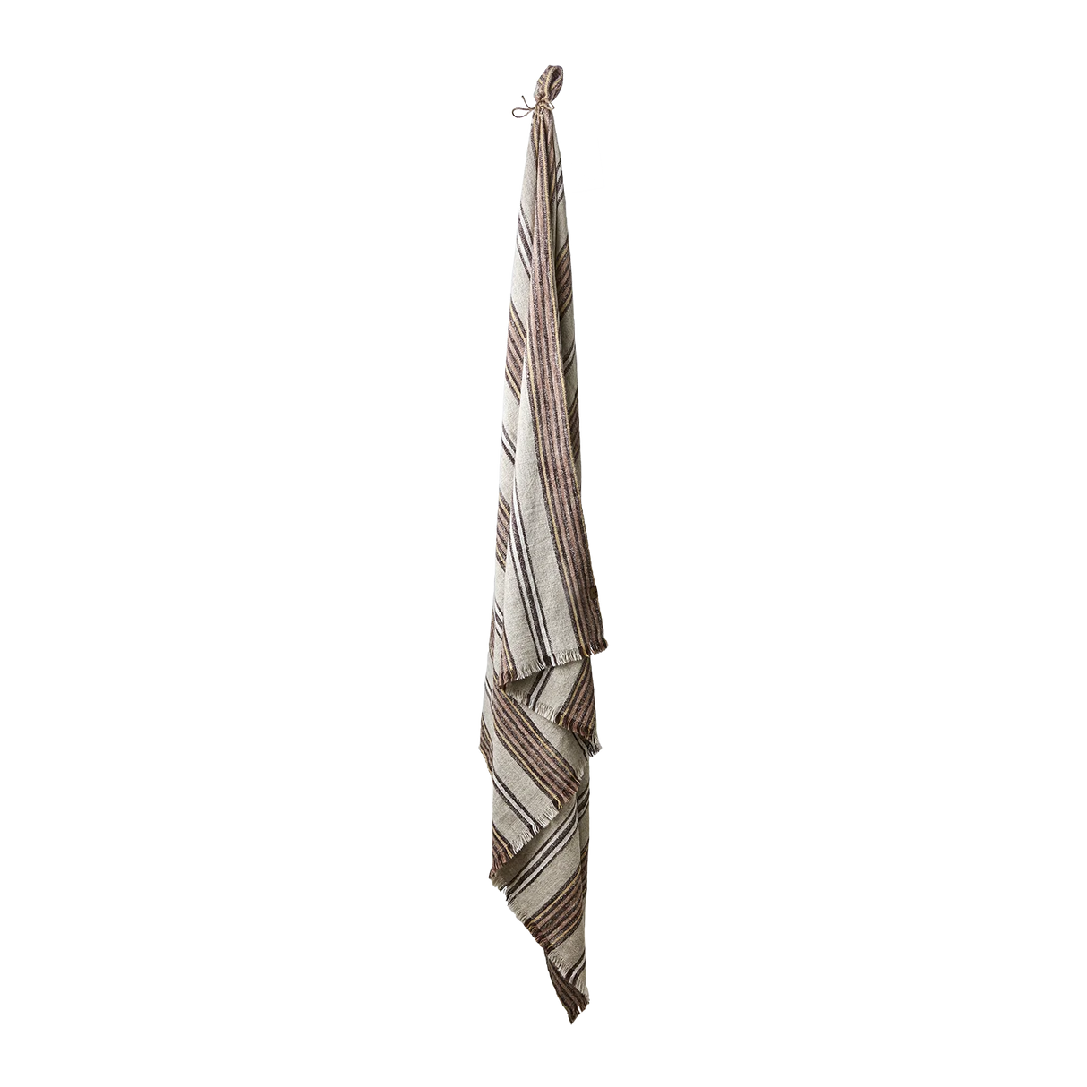 Affari of Sweden HILDA Filt/Duk 250x140 cm Natur/Brun/Rosa/Gul