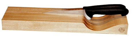 Ronneby Bruk Liggande knivblock, för 4 knivar.