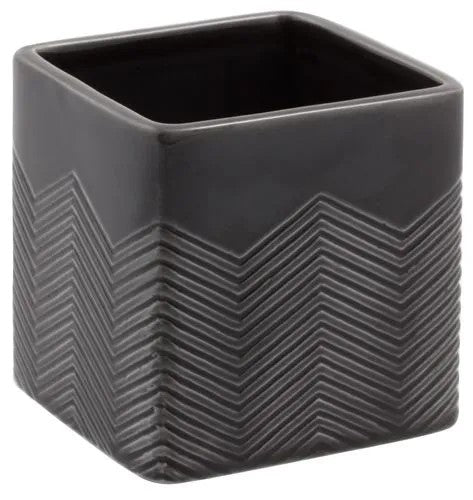 Cult Design Kub Fishbone skål asfalt