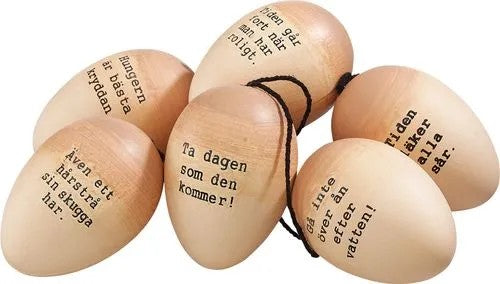 Cult Design Ordspråksägg brun