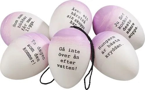 Cult Design Ordspråksägg Viol