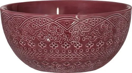 Cult Design Orient skål M vinröd