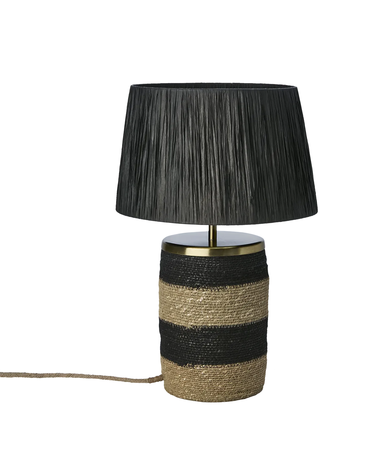 Affari of Sweden LANDO Bordslampa, Svart/natur