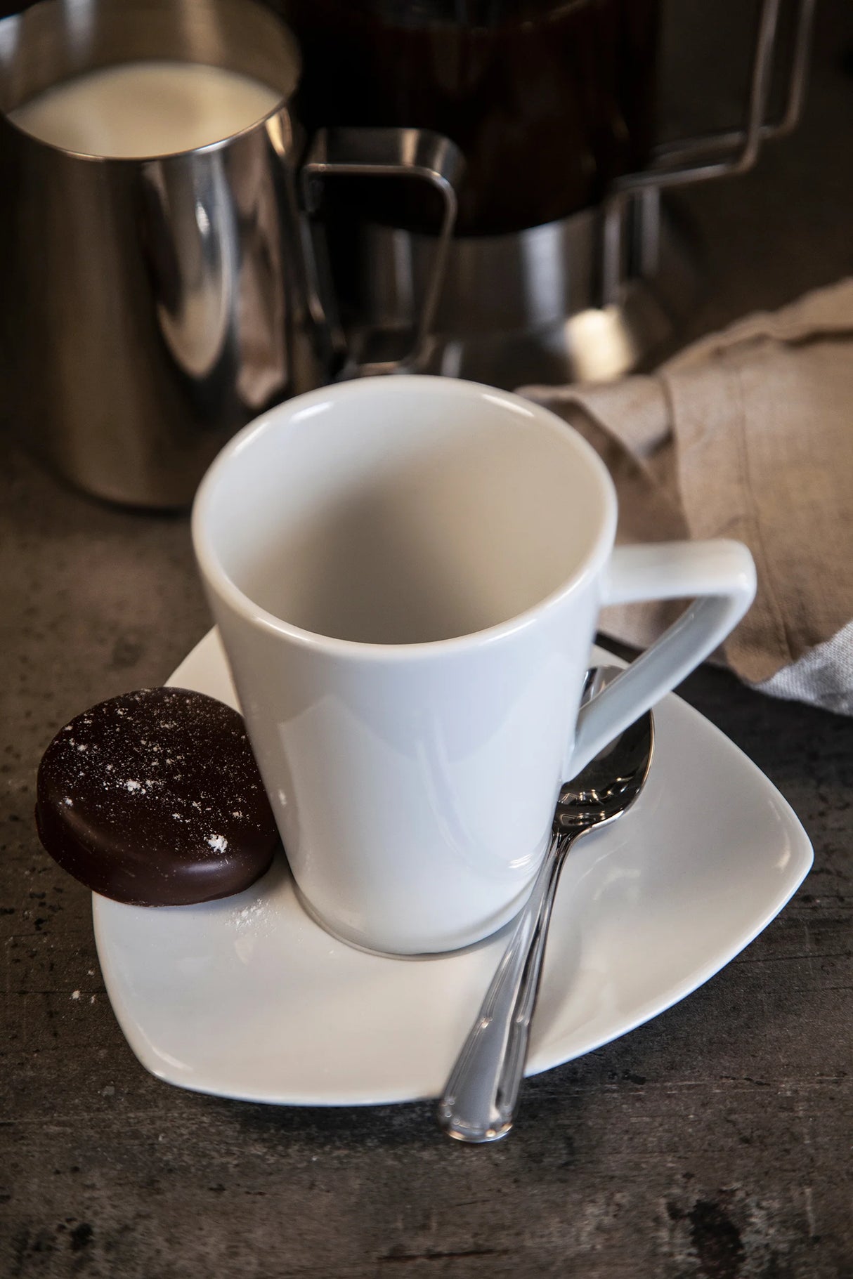 Exxent Kaffefat Ø 14 cm Aten, trekant 6-pack