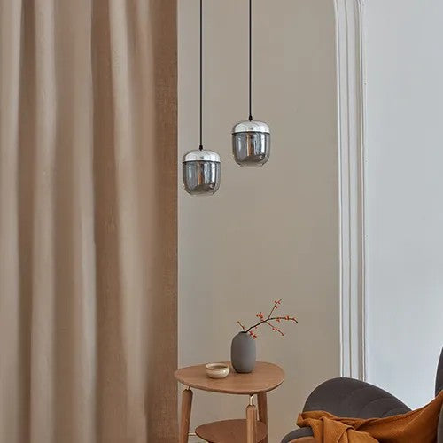 Umage Acorn smoked steel Ø 14 x 16 cm