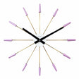 NeXtime Plug Inn Väggklocka 58 cm Lavendel