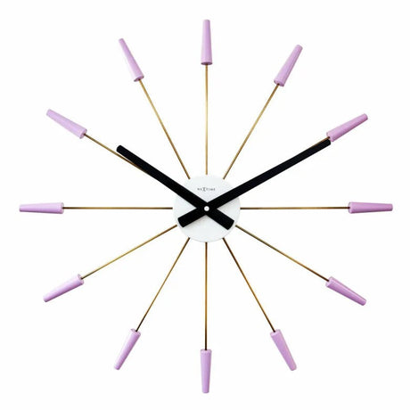NeXtime Plug Inn Väggklocka 58 cm Lavendel