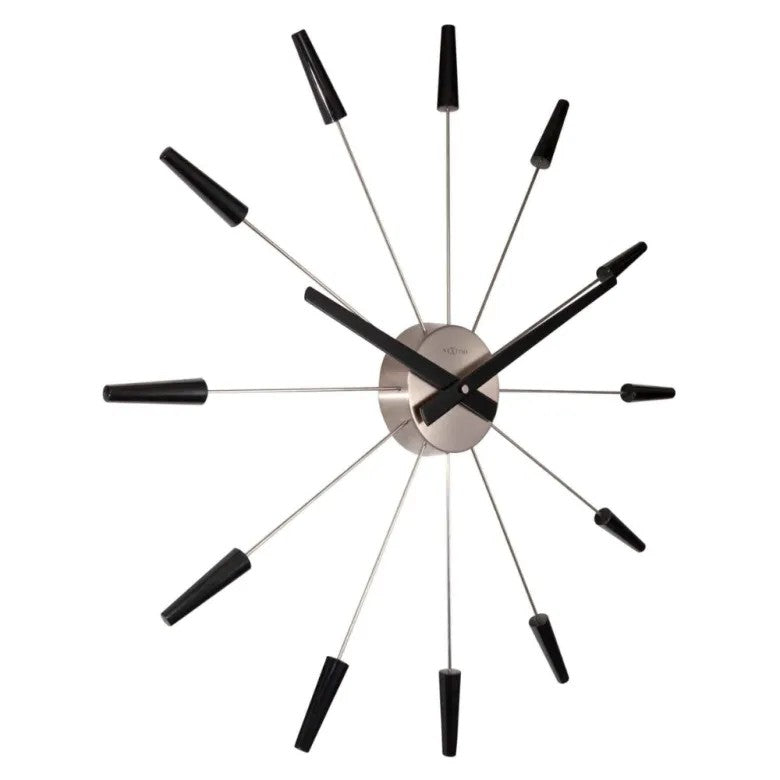 NeXtime Plug Inn Väggklocka 58 cm Svart