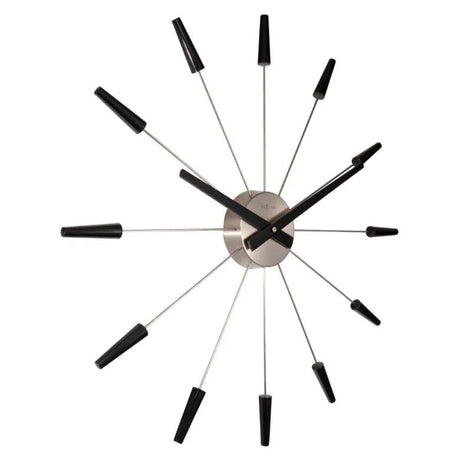 NeXtime Plug Inn Väggklocka 58 cm Svart