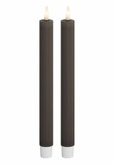 DeluxeHomeart LED Kronljus 2,2x24 cm Mocca 2-pack
