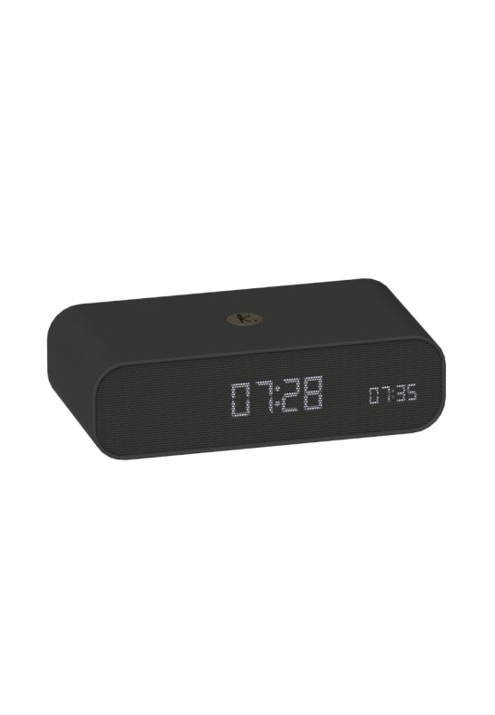 KREAFUNK Wakie Väckarklocka Wake-Up light & Qi Svart