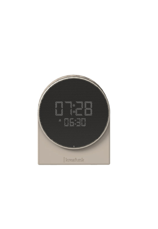 KREAFUNK Ivy Väckarklocka Wake-up light Sömnljud Bluetooth Ivory Sand